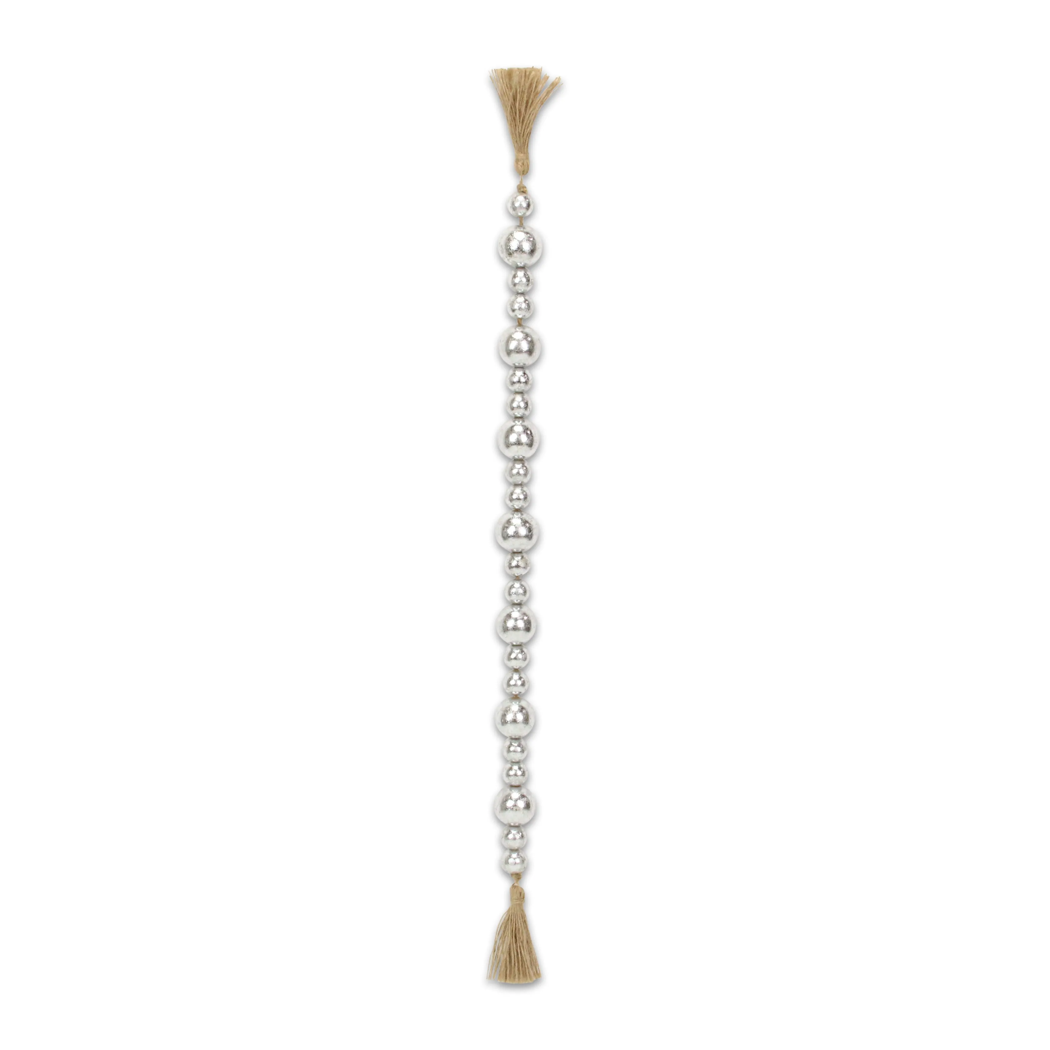 6046SV - Kira Silver Beaded Garland