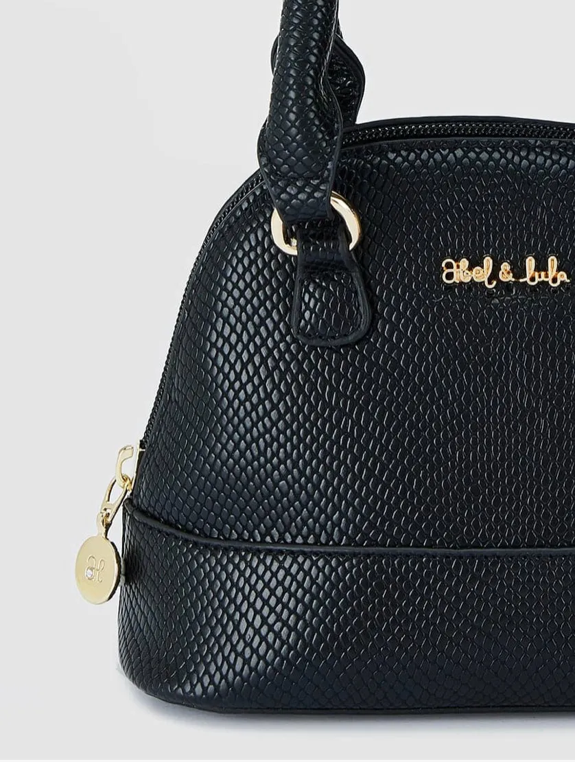 Abel & Lula Bowling Handbag - Black