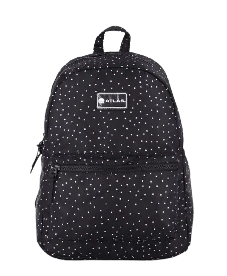 Atlas Girl Backpack 16.5" Kiki Black Dots