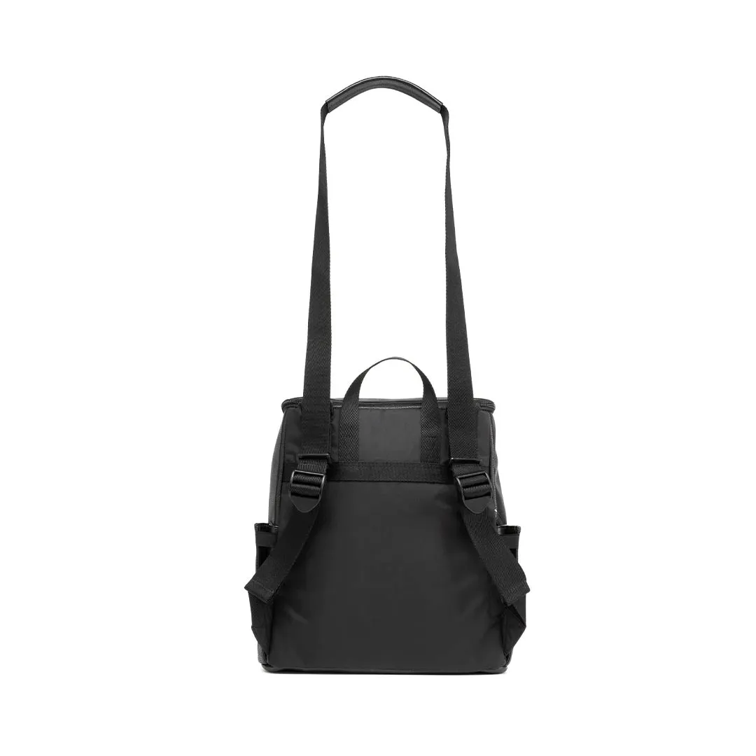 Babymel Lennox Vegan Leather Convertible Backpack - Black