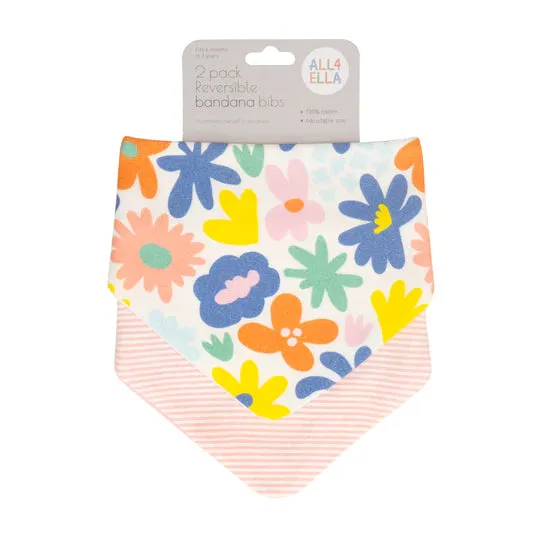 Bandana Bibs 2pk VARIOUS STYLES