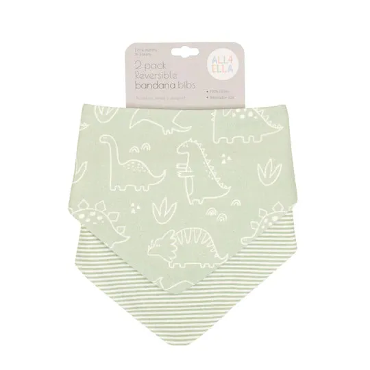 Bandana Bibs 2pk VARIOUS STYLES