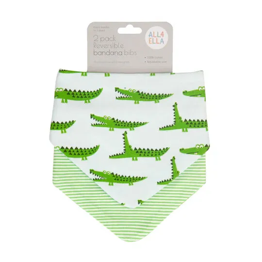 Bandana Bibs 2pk VARIOUS STYLES