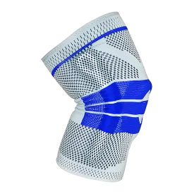 Breathable Full Knee Support Brace w/Gel Padding, Large