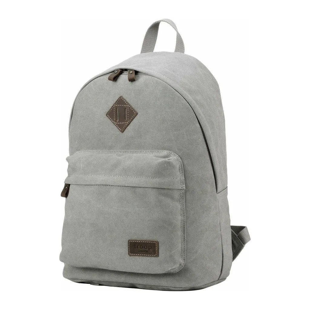 Canvas Backpack - Troop London Heritage Casual Daypack - 11 Great Colours