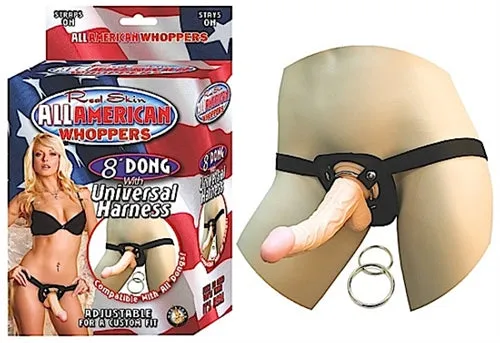 Dreamy 8-Inch Strap-On with Universal Harness for Playful Adventures