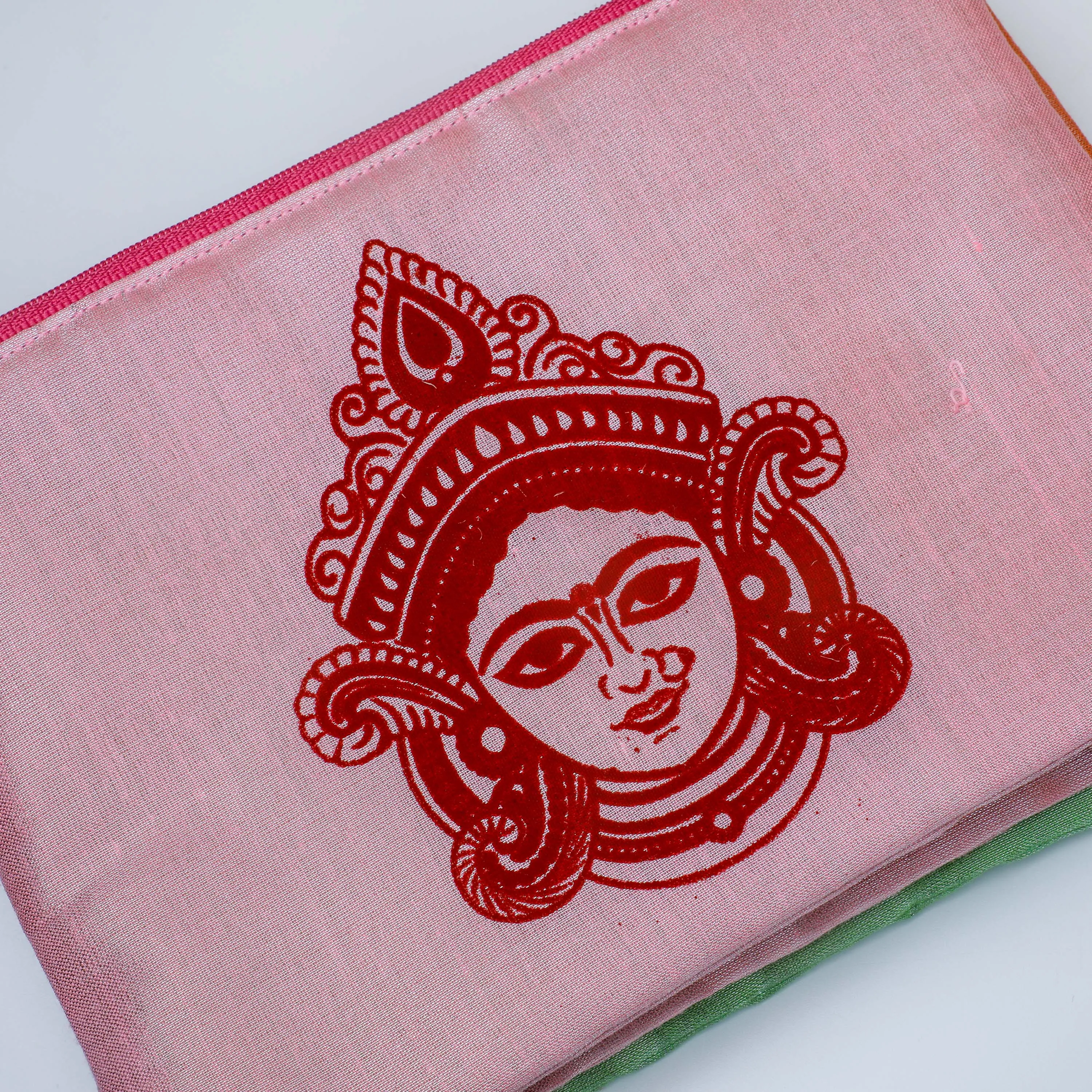 Durga Mata Zipper Pouch