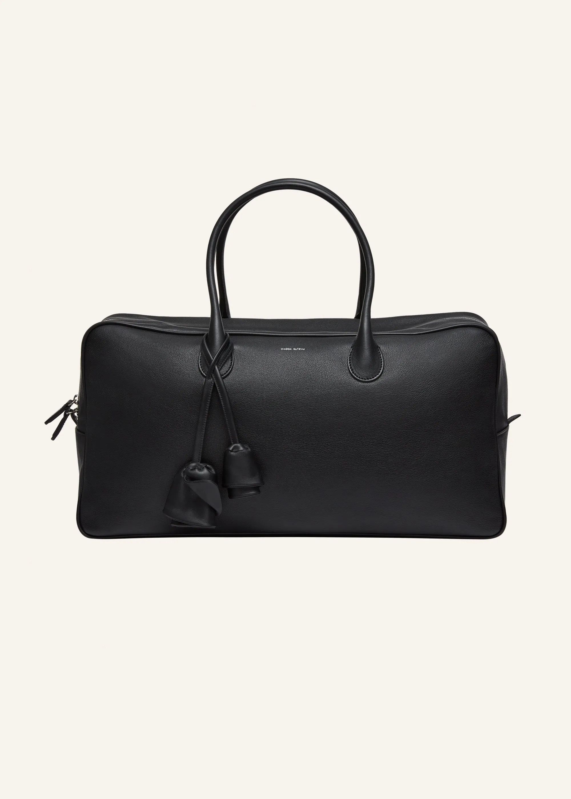 Large Brigitte bag in black leather