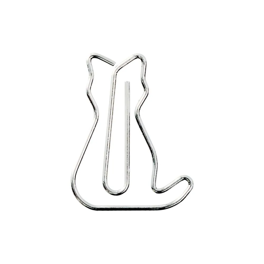 Midori D-Clips Nano Paper Clips - Cat