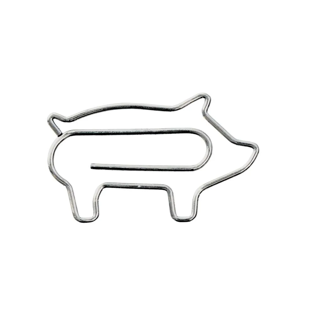 Midori D-Clips Paper Clips - Pig