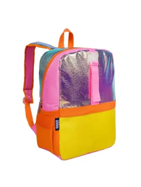 Orange Shimmer Clip Backpack|FINAL SALE|