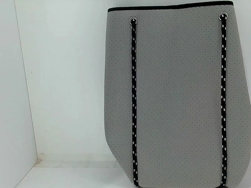 Pole Tribe Grey Tote Bag with Black Straps