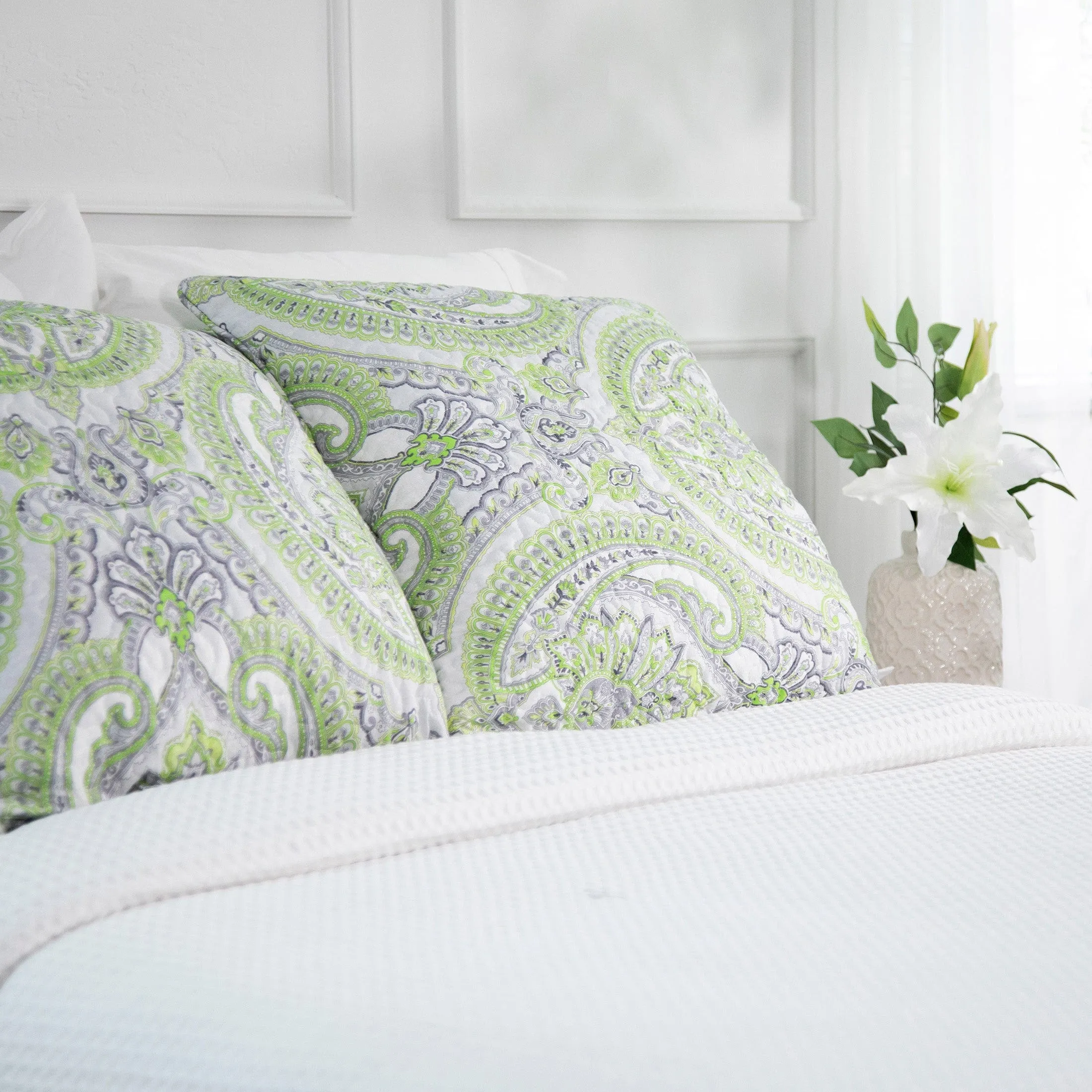 Pure Melody Quilted Sham Covers