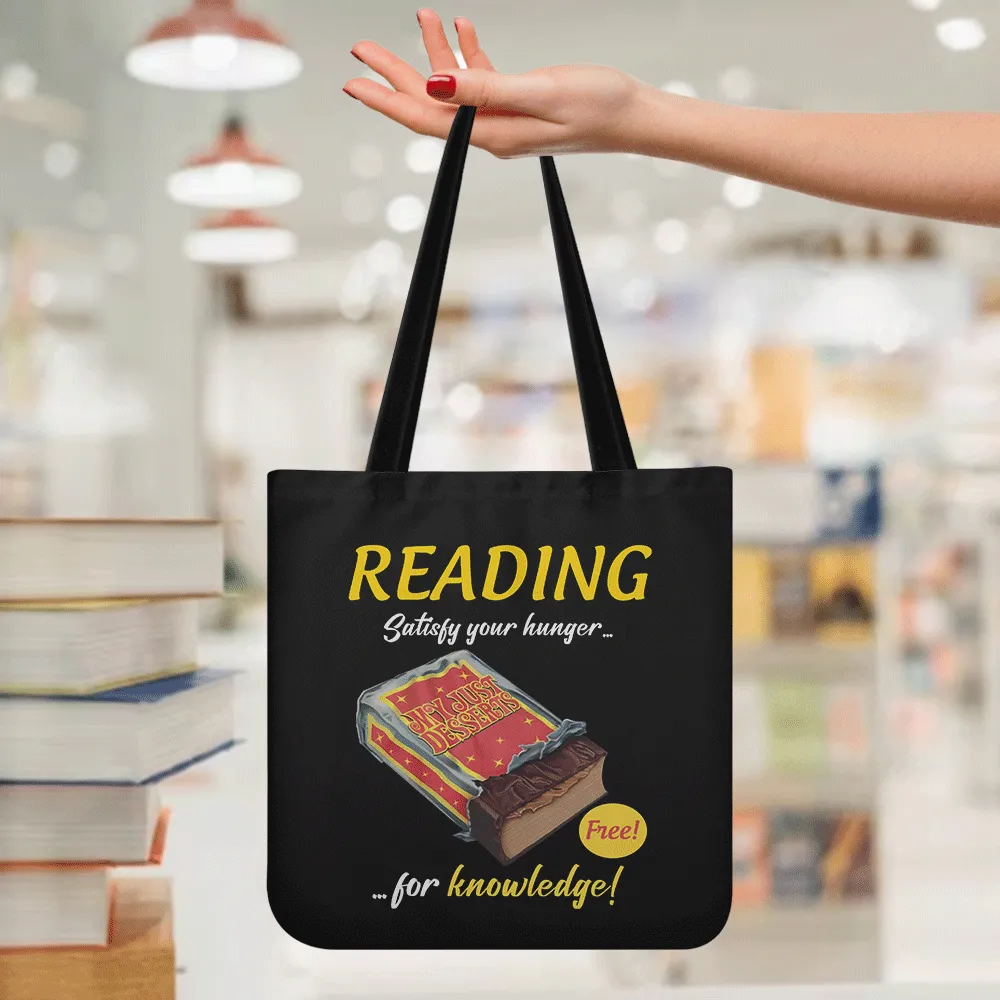 Reading Satisfy Your Hunger For Knowledge Book Lovers Gift TBF380