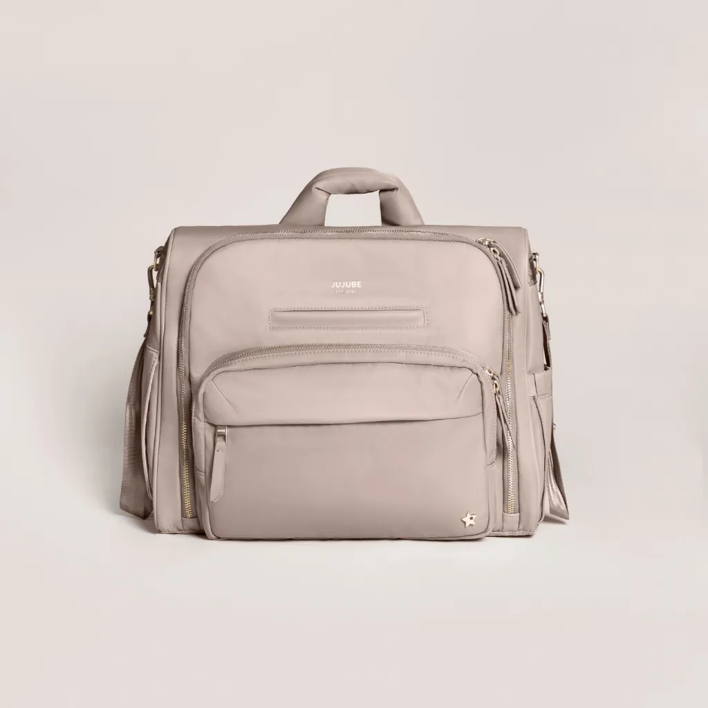 Satchel Diaper Bag - Taupe