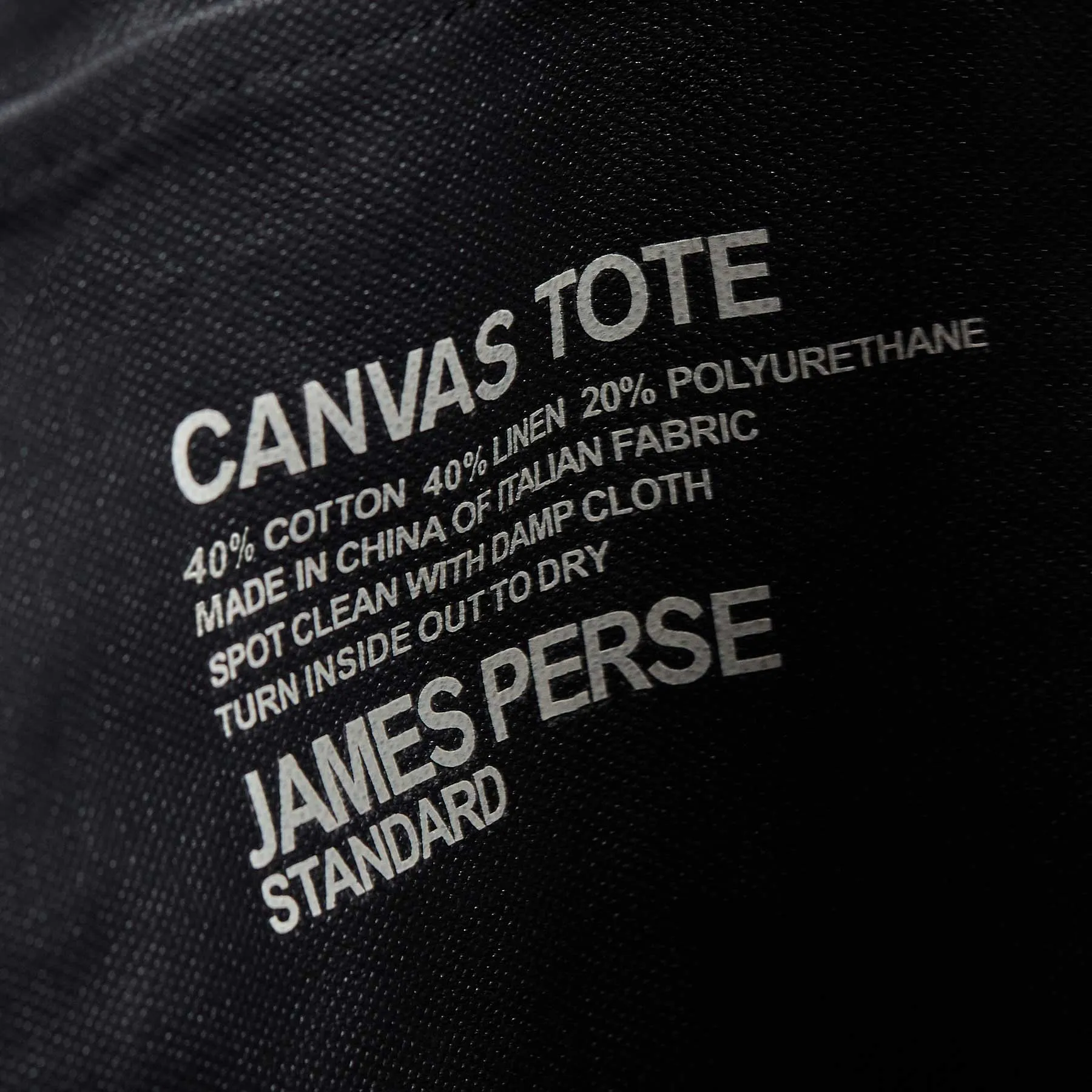 Small Canvas Tote - Asphalt