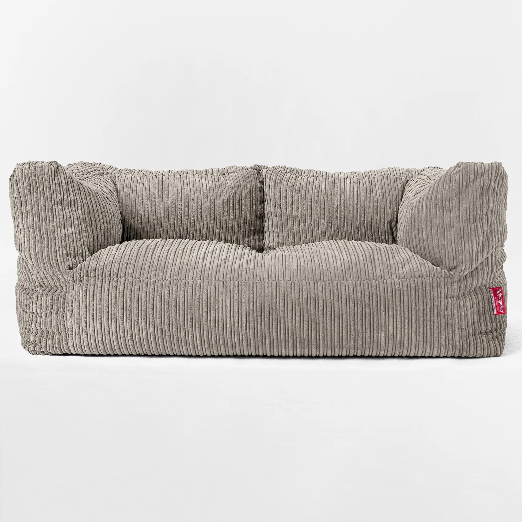 The 2 Seater Albert Sofa Bean Bag - Cord Mink