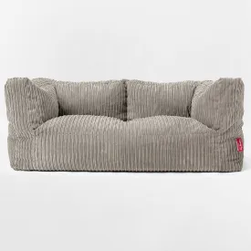 The 2 Seater Albert Sofa Bean Bag - Cord Mink